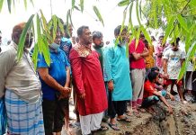 জলাবদ্ধতা থেকে রক্ষায় নিজ অর্থায়নে কাউন্সিলর ইলিয়াছের নালা খনন