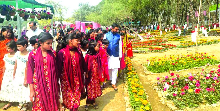 ফুলের রাজ্যে এতিম শিশুদের এক দিন