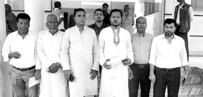 দক্ষিণ জেলা বিএনপির স্বারকলিপি প্রদান