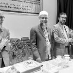 IIUC VC Prof. Dr. Ali Azadi giving Crest to Prof. Dr. Atiar