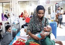 শিশু ওয়ার্ডে নিউমোনিয়া রোগীর ঠাঁই নেই