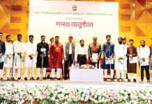 শপথ নিলেন চাকসুর নির্বাচিত প্রতিনিধিরা