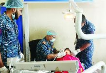 পেকুয়ায় নৌবাহিনীর ফ্রি দন্ত চিকিৎসা প্রদান ও ওষুধ বিতরণ