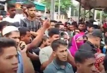 প্যাসিফিকের ৮ কারখানা খুলে দেওয়ার দাবিতে শ্রমিকদের বিক্ষোভ