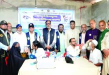 পটিয়ার কুসুমপুরায় বিনামূল্যে চক্ষু শিবির ও স্বাস্থ্য ক্যাম্প