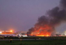 শাহজালাল বিমানবন্দরের কার্গো কমপ্লেক্সে ভয়াবহ আগুন