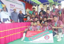 আইআইইউসিতে আন্তঃবিভাগ ফুটবল টুর্নামেন্টে সিএসই বিভাগ চ্যাম্পিয়ন
