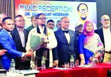 জলাবদ্ধতা কমানোর স্বীকৃতি পেলেন মেয়র ডা. শাহাদাত