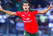 অর্ধশত থেকে ১ উইকেট দূরে নাসুম আহমেদ