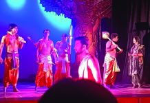 গ্রুপ থিয়েটার উৎসবে নাটক ‘কর্ণ-কুন্তি সংবাদ ও হিড়িম্বা’ মঞ্চস্থ