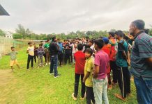 বিসিবি পরিচালক আসিফ আকবরের বান্দরবান জেলা স্টেডিয়াম পরিদর্শন