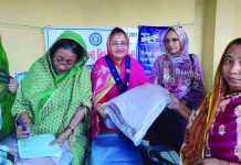 ইনার হুইল ক্লাব অব লুসাই হিলসের শীতবস্ত্র বিতরণ