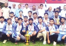 কাপ্তাই সুইডেন পলিটেকনিক ইনস্টিটিউটে আন্তঃবিভাগীয় ক্রিকেটে পুরস্কার বিতরণী