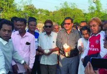 কাপ্তাইয়ে মাদক বিরোধী ফুটবল টুর্নামেন্ট উদ্বোধন