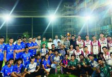 পটিয়ায় ডাইনামিক ইলেভেনের ফুটবল টুর্নামেন্টে গোল্ডেন স্পার্টান্স চ্যাম্পিয়ন