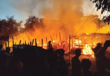 পেকুয়ায় আগুনে পুড়ল ছয় বসতঘর