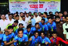 হাটহাজারীতে শহীদদের স্মরণে ফুটবল ফাইনাল সম্পন্ন