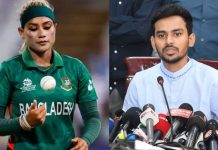 জাহানারার পাশে ক্রীড়া উপদেষ্টা