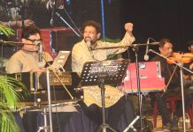 সুরের মূর্ছনায় সঙ্গীত সন্ধ্যা ‘আমি এক স্বপ্ন কোজাগরী’