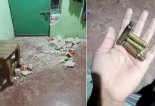 বাড়ির দেয়াল ভেঙে এক ব্যক্তিকে তুলে নিয়ে গেছে অস্ত্রধারীরা