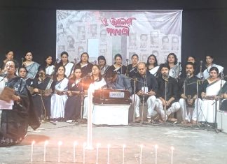 রক্তকরবীর গীতিআলেখ্য ‘ও আলোর পথযাত্রী’