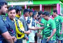 কাপ্তাইয়ে তোফাজ্জল হোসেন স্মৃতি ফুটবল টুর্নামেন্ট সম্পন্ন