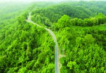 দুই পাহাড়ি জেলার সংযোগ মাত্র ১২ ফুট প্রস্থ সড়কে