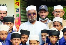 লালানগর মাদ্রাসা পরিদর্শনে দাঁড়িপাল্লার প্রার্থী রেজাউল