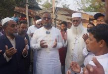 রাঙ্গুনিয়ার অগ্নিকাণ্ডের ঘটনাস্থল পরিদর্শনে দাঁড়িপাল্লার প্রার্থী ডাঃ এটিএম রেজাউল করিম