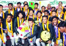 দেশে ফিরেছে যুব বিশ্বকাপ হকিতে চ্যালেঞ্জার কাপ জয়ী বাংলাদেশ দল
