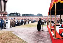 সুদানে শাহাদাত বরণকারী ছয় শান্তিরক্ষীর নামাজে জানাজা