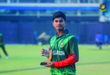 আদৃতের সেঞ্চুরিতে শ্রীলঙ্কাকে ৭৮ রানে হারালো বাংলাদেশ