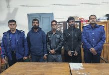 খাগড়াছড়িতে পুলিশের অভিযানে কার্যক্রম নিষিদ্ধ আওয়ামী লীগের তিন নেতা আটক