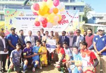 বিভাগীয় পর্যায়ে আন্তঃকলেজ ফুটবল টুর্নামেন্টের উদ্বোধন