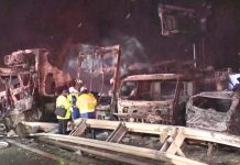 জাপানে দুর্ঘটনার কবলে ৫০ গাড়ি, নিহত দুই