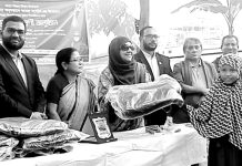 অনিরুদ্ধ বড়ুয়া অনি মেমোরিয়াল ট্রাস্টের সিলেটে শীতবস্ত্র বিতরণ