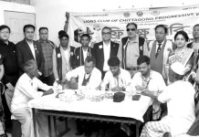 মীরসরাইয়ে লায়ন্স ক্লাব অব চিটাগং প্রগ্রেসিভ ওয়েস্টের মেডিকেল ক্যাম্প