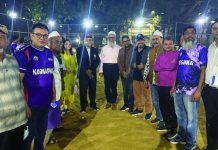 সোসাইটি ক্লাব মাঠে প্রীতি ফুটবল টুর্নামেন্টের উদ্বোধন