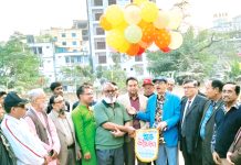 সাংবাদিক হাউজিং সোসাইটির বার্ষিক ক্রীড়া প্রতিযোগিতার উদ্বোধন