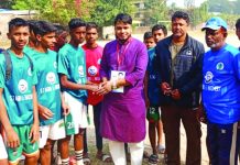 শোভনীয়া ফুটবল একাডেমির অনুশীলন উদ্বোধন