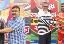 জিয়া ভেটার্ন ফুটবল টুর্নামেন্টে শামসুল হক স্মৃতি সংসদের জয়