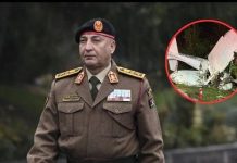 তুরস্কে বিমান বিধ্বস্ত হয়ে লিবিয়ার সেনাপ্রধান নিহত