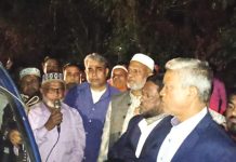 ৪০ নম্বর ওয়ার্ডে ধানের শীষের পক্ষে গণসংযোগ