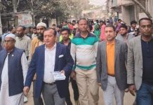 নির্বাচিত হলে এলাকার জলাবদ্ধতার দুর্ভোগ নিরসন করবো