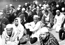 কাগতিয়ায় গাউছুল আজম মুনিরী (রা.) আট পাড়ার সম্মিলিত সমাজ কল্যাণ পরিষদের মতবিনিময় সভা