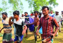 টেকনাফে এবার মাইন বিস্ফোরণে যুবকের পা বিচ্ছিন্ন