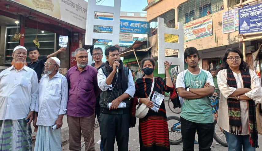 ৪১নং ওয়ার্ডে বাসদ নেতা আল কাদেরী জয়ের মই প্রতীকের গণসংযোগ – দৈনিক আজাদী