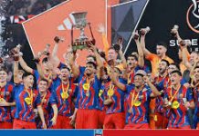 রিয়ালকে হারিয়ে স্প্যানিশ সুপার কাপ বার্সার