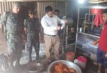 অস্বাস্থ্যকর পরিবেশে খাবার প্রস্তুত ও বিক্রি