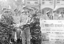 ডা. ফজলুল-হাজেরা ডিগ্রি কলেজে অগ্নি নির্বাপণ মহড়া